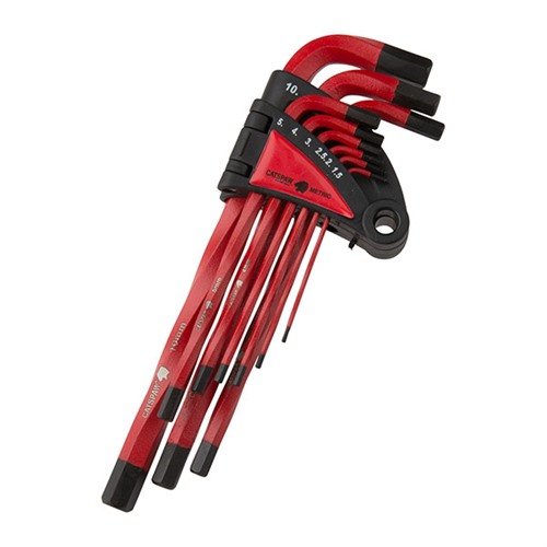 Das MAYHEW Heavy Duty Twisted Hex Key Set bietet dir hochwertige S2 Tool Steel, längere Schäften für mehr Hebel und eine Korrosionsschutz-Beschichtung.