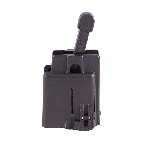 Der COLT SMG MAG LOADER von MAGLULA LTD. spart Zeit und schont deine Finger. Er ist leicht, robust und passt in jede Tasche, ideal für Colt SMG 9mm-Magazine.