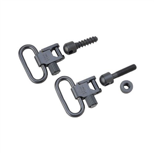 Il set di ganci SS BL LOOP SWIVEL offre un bloccaggio positivo e un distacco rapido, garantendo sicurezza e compatibilità con le basi Uncle Mike's.