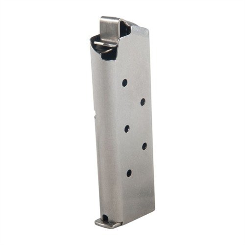 Die COLT MUSTANG 380ACP Magazine von Metalform bieten eine robuste Edelstahlkonstruktion, fünf Sichtlöcher und sind perfekt für deinen Colt Mustang geeignet.
