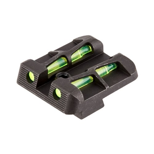 Die LITEWAVE Rear Sights von HIVIZ bieten eine innovative Wellenform, die die Haltbarkeit erhöht und mehr Licht für die hellsten Zielansichten sammelt.
