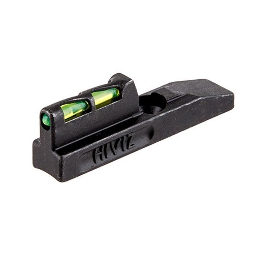 Der HIVIZ LITEWAVE Front Sight für Ruger® 22/45 Lite bietet eine innovative Wellenstruktur für maximale Lichtaufnahme und kommt mit austauschbaren LitePipes in Rot, Grün und Weiss.
