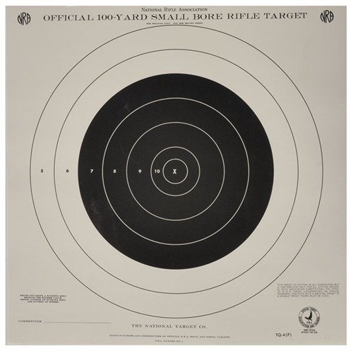 Die TQ-4 (P) 100-YARD OFFICIAL PRACTICE TARGETS sind vielseitig einsetzbar, ideal für Airguns und Hochleistungswaffen, mit klaren 7-X Ringen für präzises Zielen.