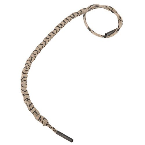 Le RIPCORDS d'OTIS nettoie facilement de la culasse au canon, avec une couche extérieure résistante à la chaleur et un noyau en caoutchouc pour un nettoyage efficace.