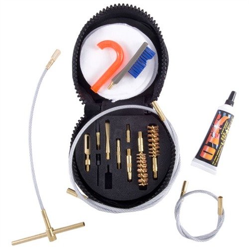 Das OTIS Professional Pistol Cleaning System ist ein kompaktes Kit, das alles bietet, um deine Handfeuerwaffen gründlich zu reinigen – perfekt für unterwegs!