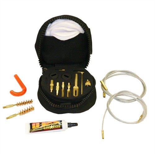 Il COMPACT GUN CLEANING SYSTEM di OTIS è un kit di pulizia portatile e compatto, completo di tutto il necessario per mantenere il tuo firearm in ottime condizioni.