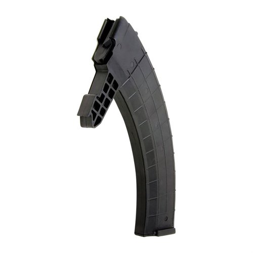 Entdecke das SKS Polymer Magazin für 7.62x39mm mit 40 Schuss. 🔥 Langlebig und perfekt für dein SKS-Gewehr. Hol dir mehr Zeit beim Schiessen!