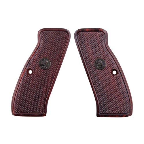 Die Pachmayr Renegade Wood Laminate Grips CZ 75 bieten eine verbesserte Passform, ein ansprechendes Rosewood-Finish und eine rutschfeste Textur für besseren Halt.