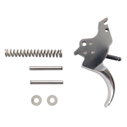 Il S&W Revolver Custom Trigger Kit offre un grilletto in acciaio attrezzato, con un'azione singola liscia e costante da 2¼ a 2½ lb, perfetto per i competitori.