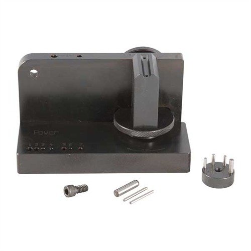 Die SERIES I STONING FIXTURE bietet eine präzise und wiederholbare Einstellung für Hammer- und Sear-Arbeiten, perfekt für viele Waffen und mit detaillierten Anleitungen.