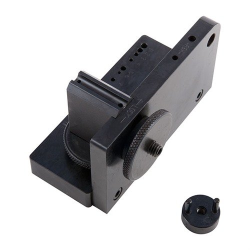 Il SERIES I STONING FIXTURE offre un setup preciso e ripetibile per il lavoro su hammer e sear, con adattatori per molte armi e istruzioni dettagliate.