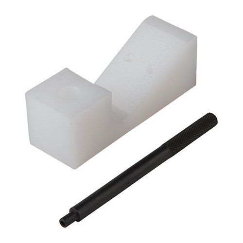 Mit dem Gas Block Assembly Fixture und Roll Pin Starter kannst du ganz einfach das Gasrohr installieren und den Rollstift präzise in den Gasblock einsetzen.