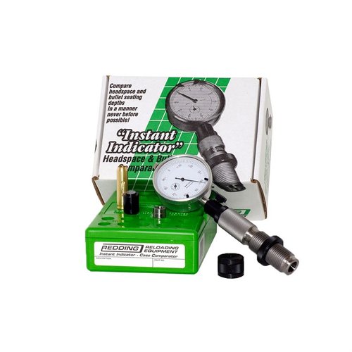 L'Indicatore Istantaneo Redding 6.5mm Creedmoor consente di confrontare rapidamente la profondità di sede e lo spazio di testa con precisione di .001