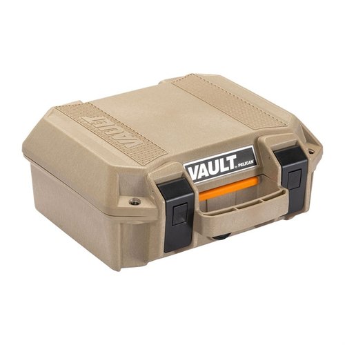 La V100 VAULT SMALL PISTOL CASE offre resistenza agli urti e condizioni atmosferiche estreme, garantendo la massima sicurezza per le tue armi.