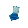 MTM CASE-GARD FLIP TOP PISTOL AMMO BOX 10MM-45ACP 100 ROUND RED