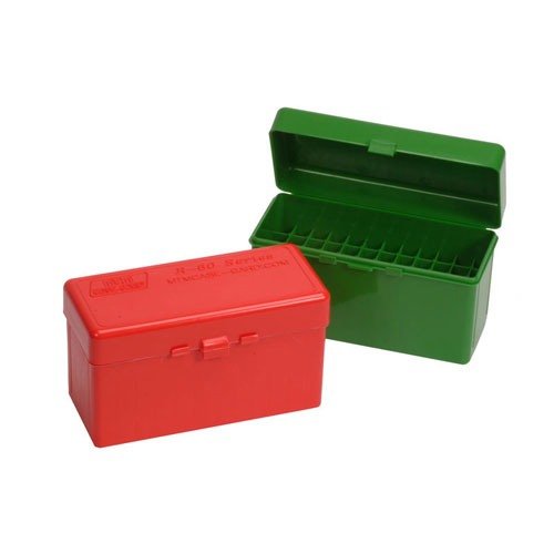 Die FLIP TOP RIFLE AMMO BOX von MTM CASE-GARD ist extrem robust, mit einem 25 Jahre garantierten Scharnier und einem sicheren Snap-Lock-Verschluss für deine Munition.