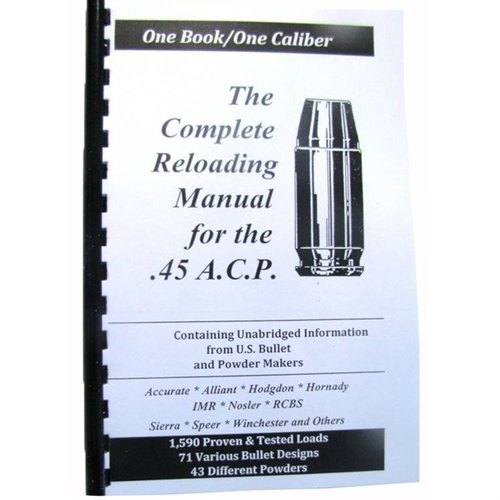 Die LOADBOOK-45 ACP ist ein unverzichtbares Nachschlagewerk für erfahrene und neue Wiederlader, mit aktuellen Daten zu Geschossen und Pulvern für verschiedene Kaliber.