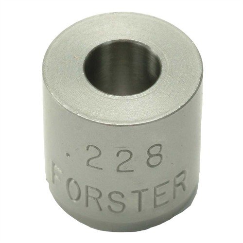 Die Forster Bushing Bump Neck Sizing Bushings sind perfekt für die Forster Precision Plus Bushing Bump Dies, ultra glatt und langlebig dank kryogener Behandlung.