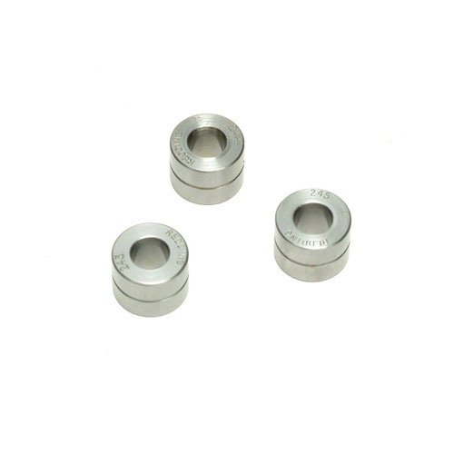 Les bushings en acier traités thermiquement de Redding offrent une dureté de surface Rc 60-62, réduisant l'effort de dimensionnement avec des tailles précises.