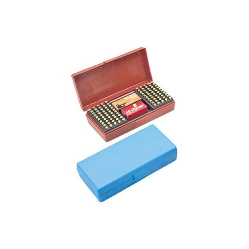 Die MTM Case-Gard 200 Round Rimfire Ammo Box bietet Platz für 100 Patronen, ist ideal für Wettbewerbe und passt jetzt auch für 17 HMR. Praktisch und robust!