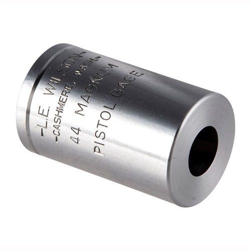Le WILSON PISTOL MAX CASE GAGE te permet de vérifier toutes les dimensions critiques de tes cartouches, garantissant un rechargement précis et sans erreur.