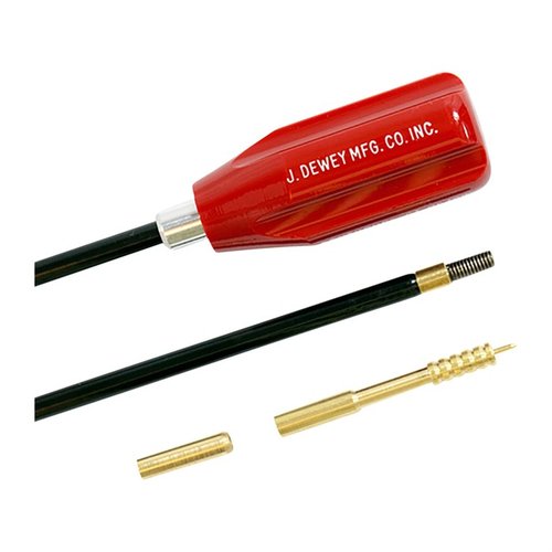 Le canne di pulizia Dewey sono robuste, con rivestimento di alta qualità, incluse adattatori per jag e spazzole, perfette per tiratori competitivi.