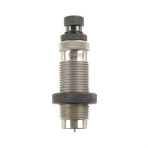Le Type S Bushing Neck Die te permet de contrôler précisément la taille et la tension du col de l'étui, avec des bushings interchangeables et un rod de décalage ajustable.