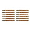 Das Dozen Pack Bronze Rifle Brushes von Sinclair International bietet dir 12 hochwertige 8MM Bürsten mit 8-32M Gewinde für eine gründliche Reinigung deiner Waffen.