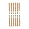 Das Dozen Pack Bronze Rifle Brushes von Sinclair International bietet 12 hochwertige 338 Kaliber Bürsten, ideal für eine gründliche Reinigung deines Gewehrs.
