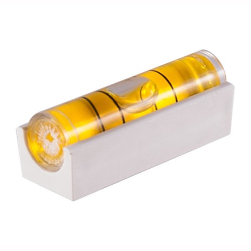 Il LINEAR BUBBLE LEVEL di SINCLAIR INTERNATIONAL è compatto e facile da montare, garantendo un allineamento preciso del tuo rest top e riducendo l'effetto di cant.