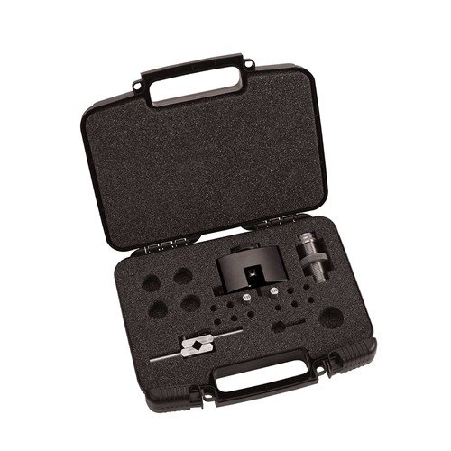 Das NT-4000 PREMIUM NECK TURNING KIT bietet dir alles für präzises Neck Turning: Deluxe Tool, Expander Die, Mandrels und einen praktischen Aufbewahrungskoffer.