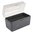 MTM CASE-GARD FLIP TOP RIFLE AMMO BOX 224 CLARK-9.3X57MM 50 ROUND SMOKE