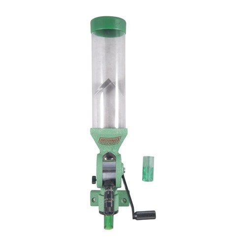 Der Redding LR-1000 Powder Measure hat eine extra grosse Kammer für bis zu 140 grains, ideal für grosse Kaliber wie .338 Lapua, mit präziser Einstellung und Sichtrohr.