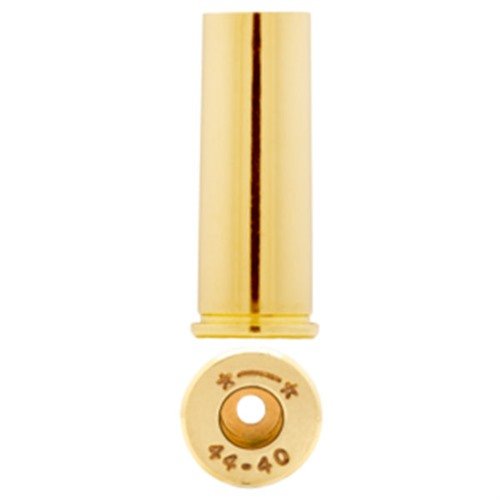 Starline 44-40 Winchester Brass bietet hochwertige, gerade Wand-Büchsenpatronen, ideal für Handgun-Schützen. 100 Stück pro Tasche für optimale Leistung.