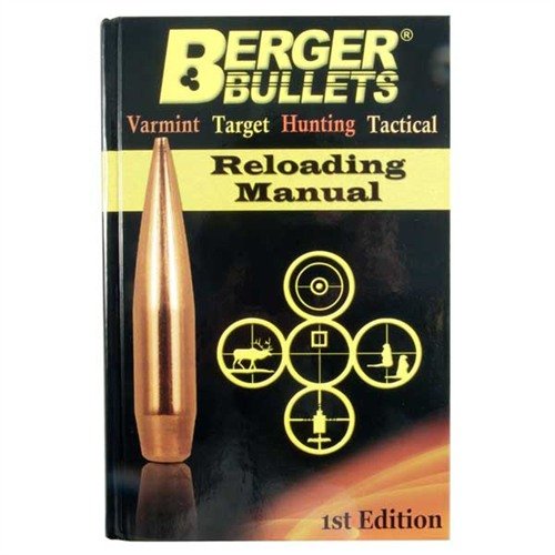 Le RELOADING MANUAL-1ST EDITION de Berger Bullets, c'est 829 pages de charges testées pour 71 cartouches, des articles techniques et des conseils pour les tireurs.