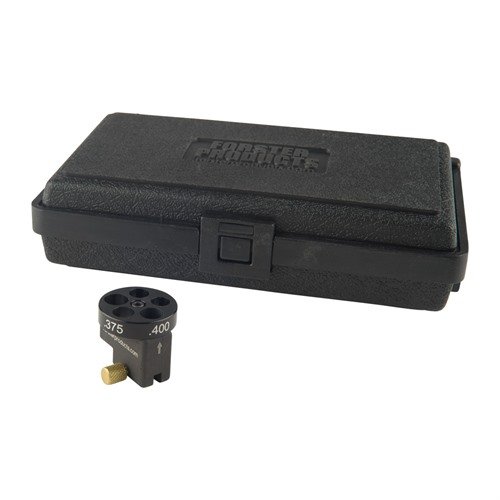 Le système de mesure Datum Dial est facile à utiliser, avec des cadrans interchangeables pour plusieurs calibres et une boîte de rangement durable pour tout garder.