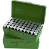 Die FLIP TOP PISTOL AMMO BOX von MTM CASE-GARD bietet eine robuste, stapelbare Lösung für deine Munition mit einem leicht zu greifenden, kratzfesten Design.