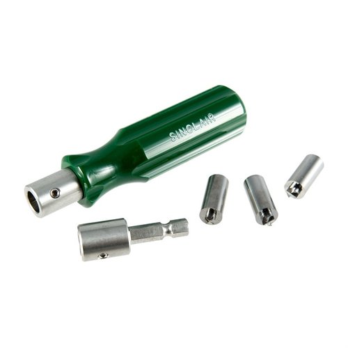 Das Sinclair Premium Primer Pocket Uniformer Kit sorgt für einheitliche Primerpocket-Tiefen und besteht aus hochwertigem Tungsten Carbide für lebenslange Schärfe.