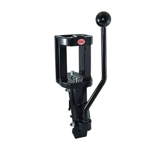 La pressa di ricarica Marksman di MEC offre qualità superiore e durata grazie alla costruzione in ghisa, accettando una vasta gamma di die e calibri.