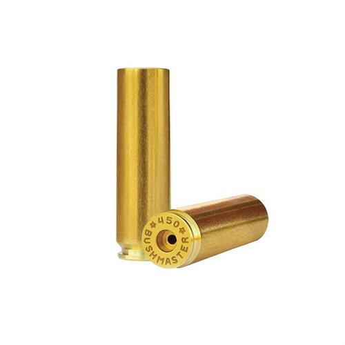 .450 Bushmaster brass Starline offre prestazioni premium, progettato per ricariche multiple, disponibile in confezioni da 100, ideale per cacciatori e tiratori.