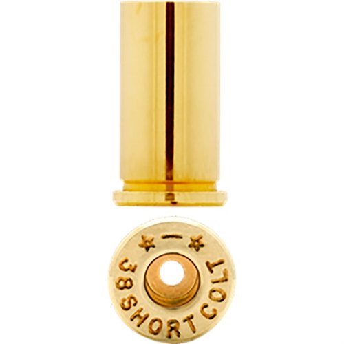 Die 38 SHORT COLT BRASS von STARLINE ist eine hochwertige, verkürzte 38 Special, die in den meisten .38 Special und .357 Magnum Waffen verwendet werden kann.
