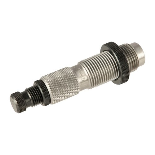 Le Type S Bushing Neck Die te permet de contrôler précisément la taille et la tension du col de la douille avec des buses interchangeables et un rod de décapage ajustable.