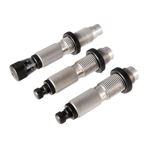 Das MASTER HUNTER DELUXE CARBIDE DIE SET für .223 Remington bietet dir volle Längenanpassung und optionale Nackenvergrösserung für präzise Ladeentwicklung.