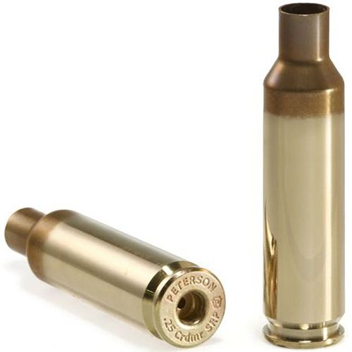 .25 Creedmoor Brass von Peterson Cartridge bietet dir hochwertige Hülsen für präzises Schiessen und optimale Ergebnisse auf dem Ziel. Ideal für Wettkampfschützen!