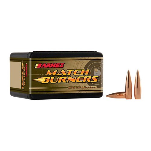 Les balles Barnes Match Burner 6mm offrent précision et performance à un prix abordable, idéales pour le tir de précision et le plinking quotidien.