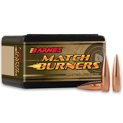 Die Barnes Match Burner 6.5mm (0.264") Bullets bieten präzise Ergebnisse und sind ideal für Wettkämpfe oder einfaches Plinking – Qualität zum fairen Preis!