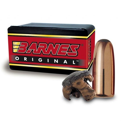 Les balles Barnes Originals .377" FNFB offrent une expansion fiable et une pénétration profonde grâce à leur noyau en plomb et leur enveloppe en cuivre pur.