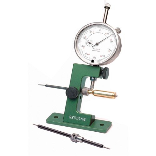 Le Redding Case Neck Gauge te permet de trier rapidement les douilles par concentricité, avec un indicateur précis pour la uniformité des collets.