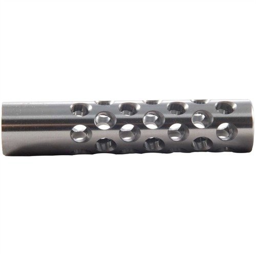 Der #01 Muzzle Brake 22 Kaliber von SHREWD bietet maximale Rückstosskontrolle mit 42 Ports und verbessert die Schussstabilität. Gunsmithing erforderlich!
