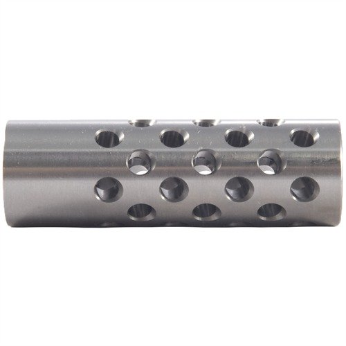Der #3 Muzzle Brake 22 Kaliber reduziert den Rückstoss und das Mündungsheben dank 42 Ports und einem einzelnen Expansionsraum für maximale Kontrolle.